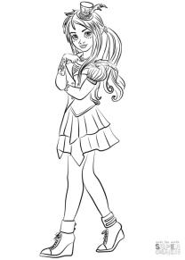 Free printable descendants coloring pages