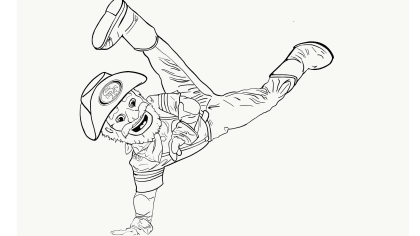 Sourdough sam coloring pages
