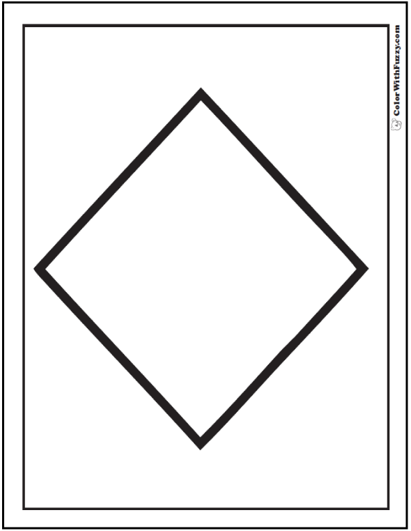 Shape coloring pages â digital pdf squares circles triangles