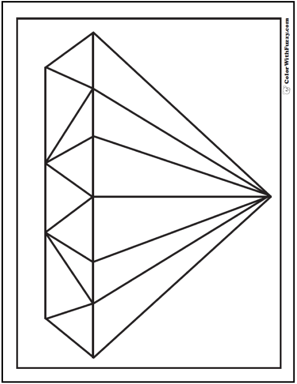 Shape coloring pages â digital pdf squares circles triangles