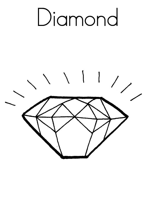Coloring pages d for diamond shape coloring pages