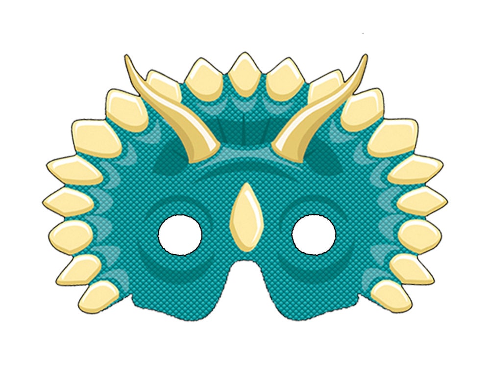 Diy printable dinosaur masks pdf