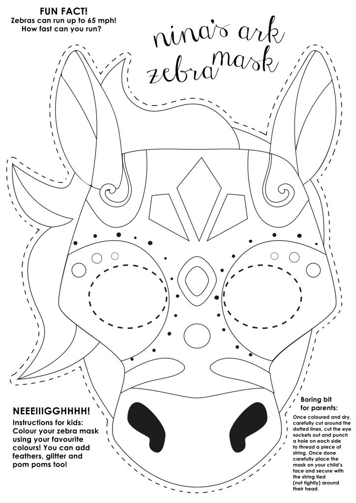 Ninas and noahs ark masks splash about uk