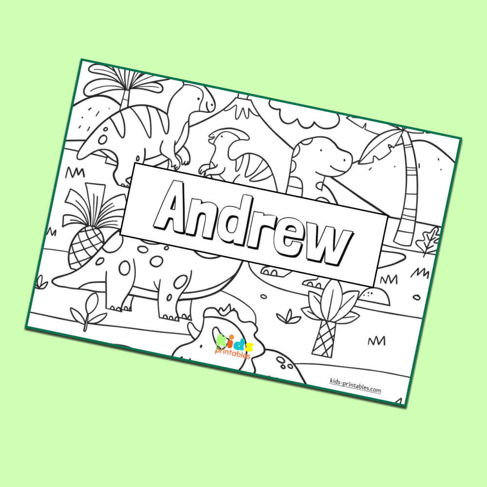 Print my name to color