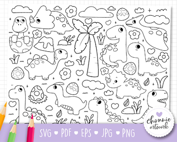 Printable dinosaur coloring pages dinosaur clipart dinosaur svg png pdf jpg