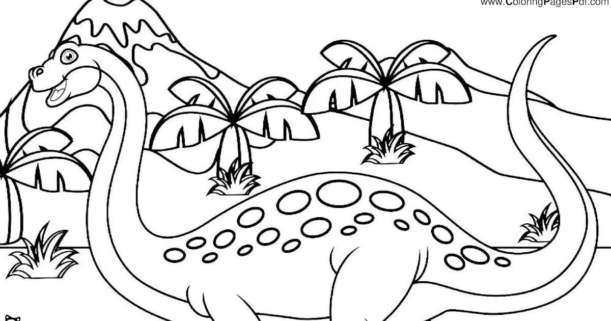 Printable dinosaur coloring pages pdf rcoloringpagespdf