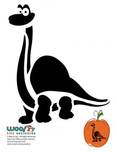 Dinosaur printable pumpkin stencils woo jr kids activities childrens publishing
