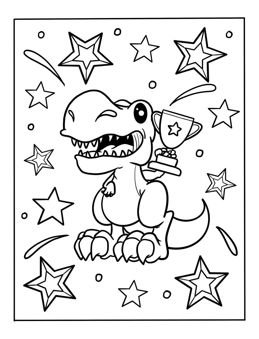 Dinosaur coloring pages