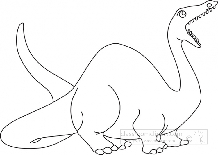 Dinosaur outline clipart