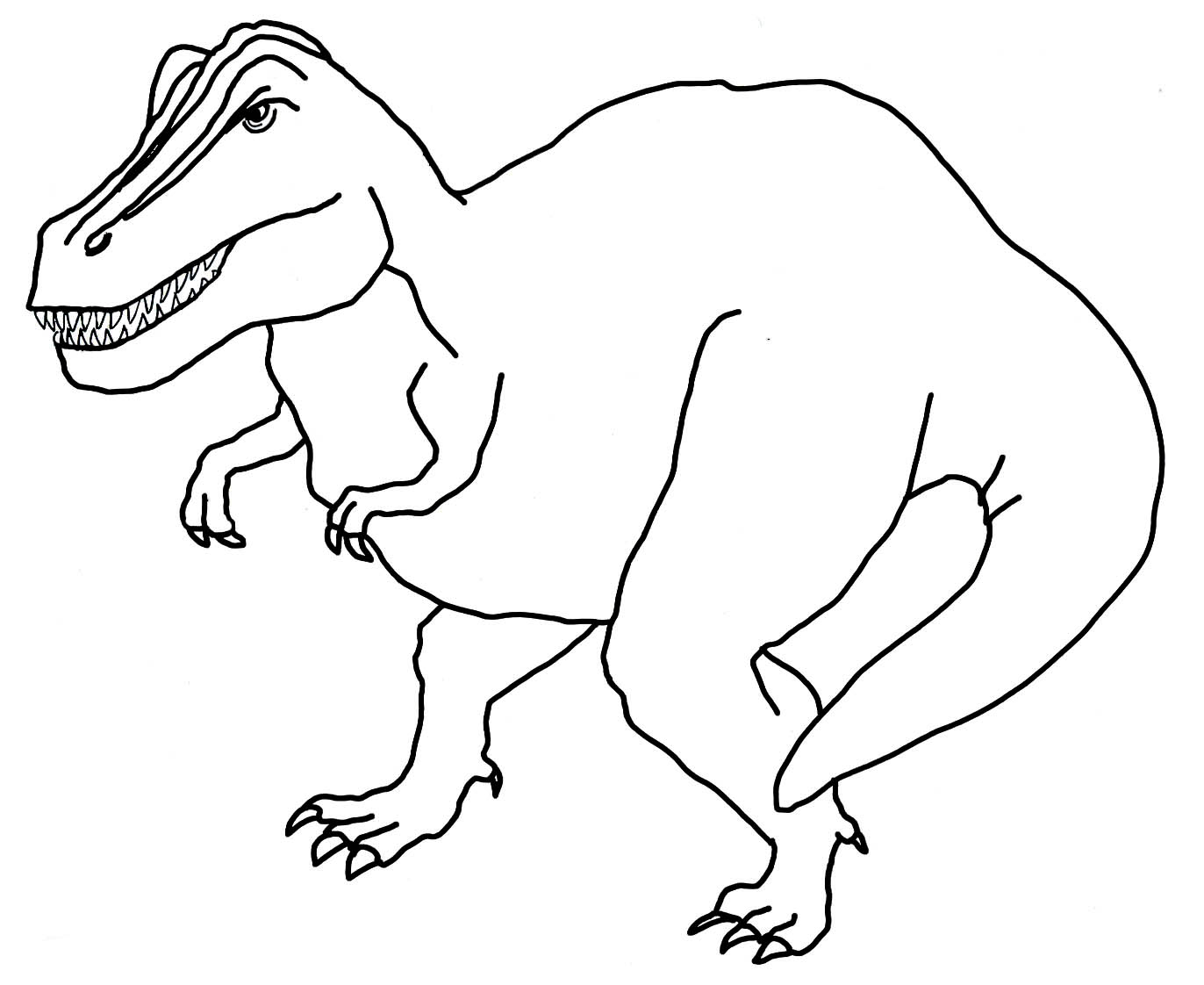 Dinosaur coloring pages