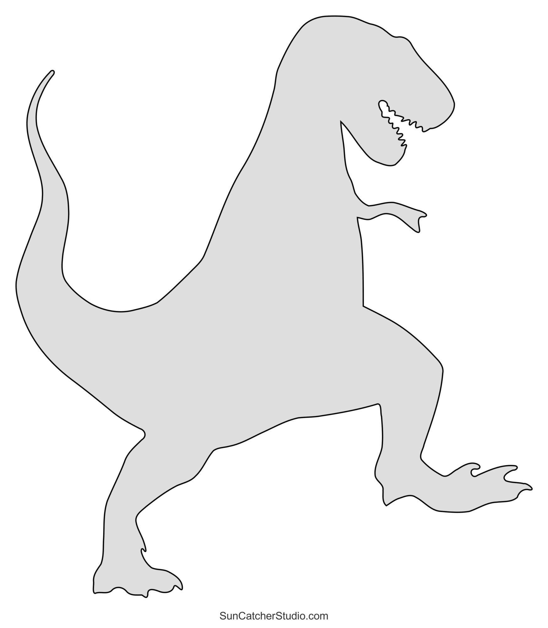 Dinosaur patterns and stencils printable templates â diy projects patterns monograms designs templates