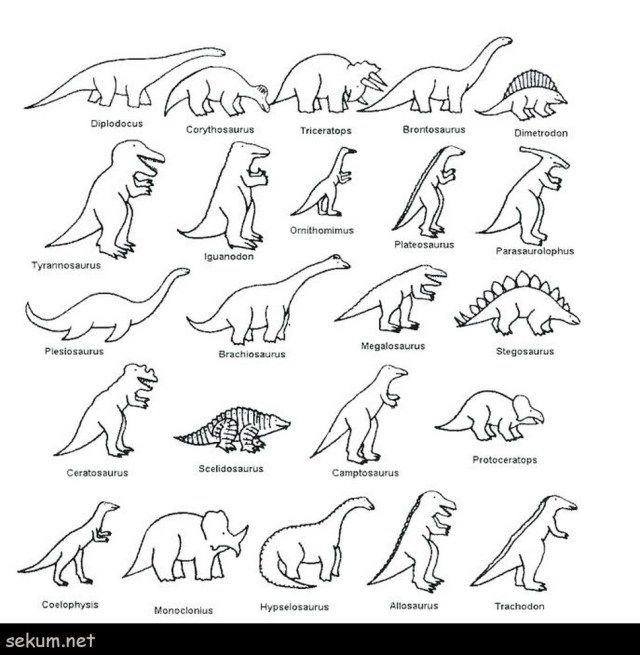 Amazing image of dinosaur coloring page