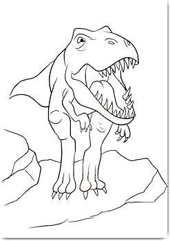Dinosaur coloring book super set kids toddler