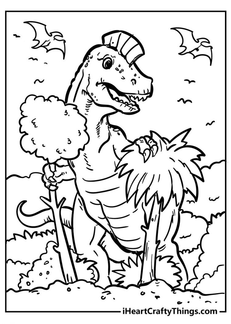 Dinosaur coloring pages