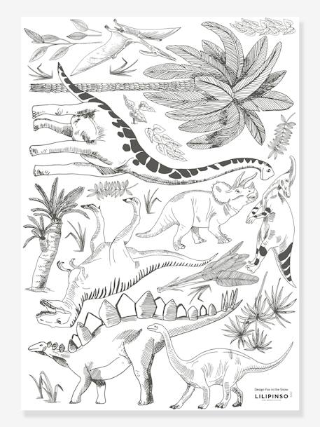 Dinosaurs plants sticker sheet by lilipinso
