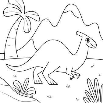 Page cute dinosaur sticker images