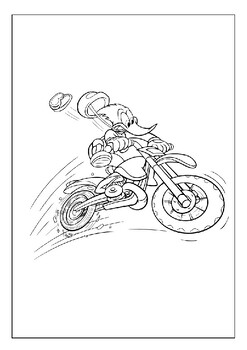 Adventure awaits explore our printable dirt bike coloring pages for kids