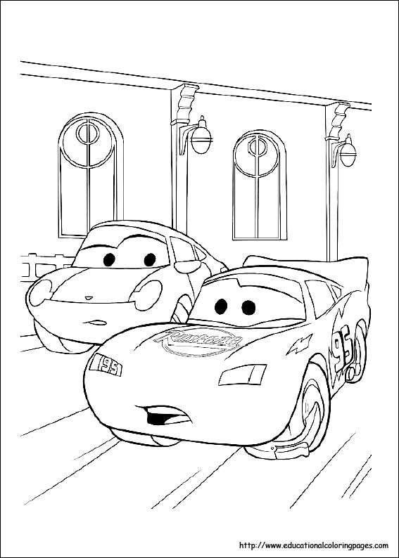 Coloring pages for kids disney cars coloring pages