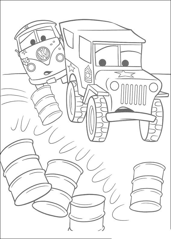 Best disney cars coloring pages for kids