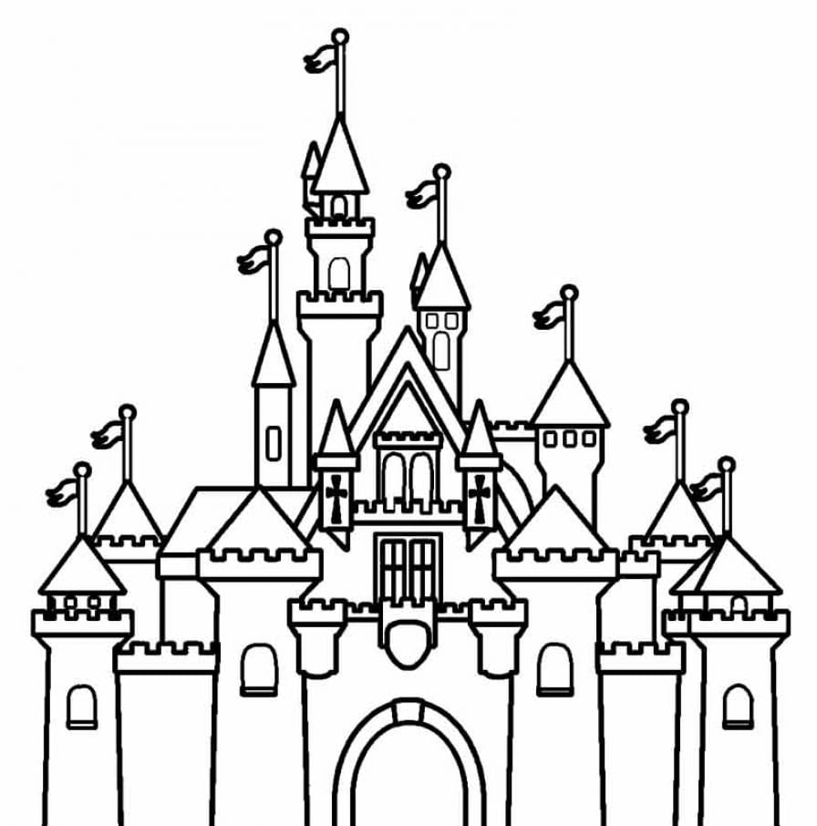Castle coloring pages