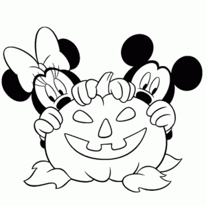 Disney halloween coloring pages printable for free download