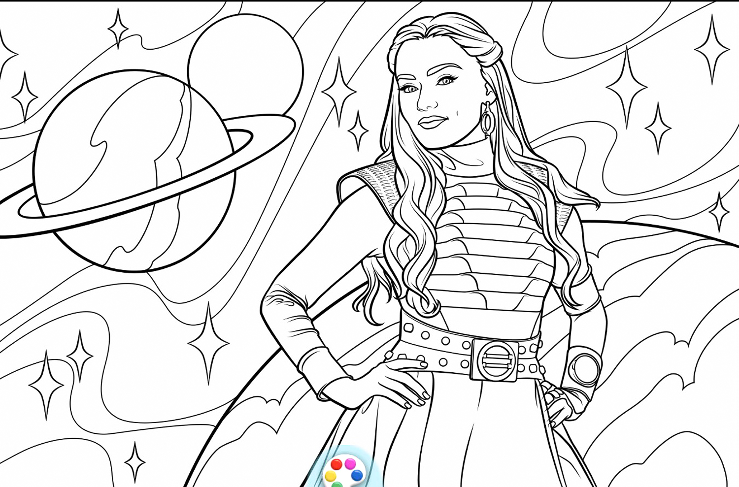 Disney zombies coloring pages