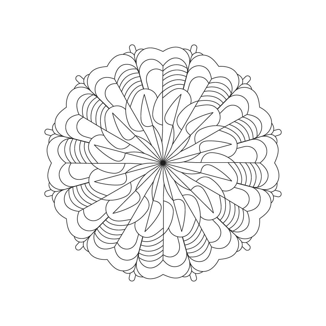 Bundle of delightful diversity mandala for kdp coloring book interior pages