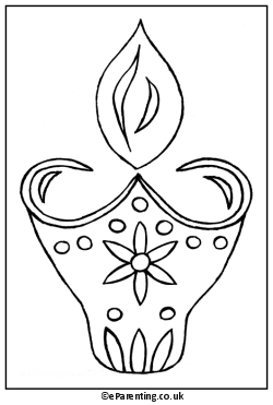 Diwali louring pages free printable pdfs