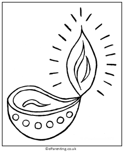 Diwali louring pages free printable pdfs