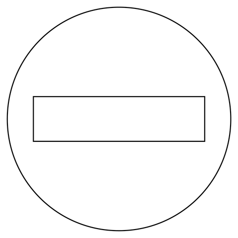 No entry coloring page free printable coloring pages