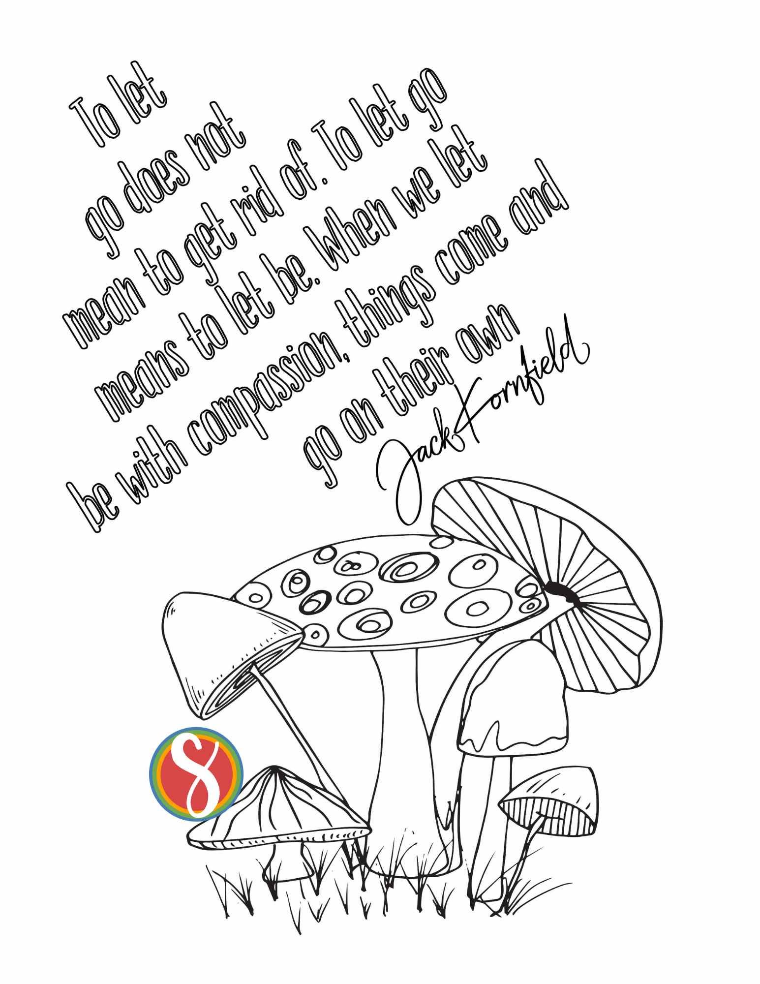 Quotes about letting go coloring pages â stevie doodles