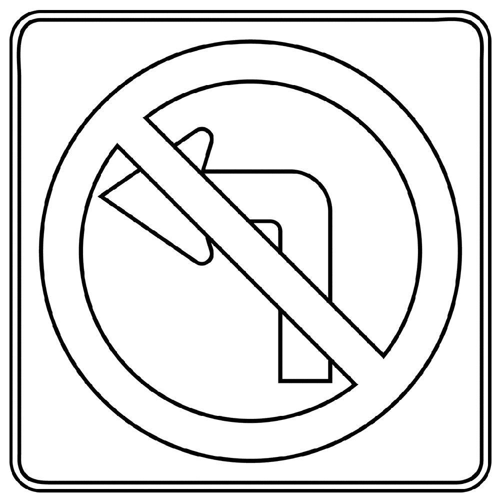 Traffic signs malvorlagen