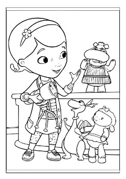 The joy of caring for others printable doc mcstuffins coloring pages collection