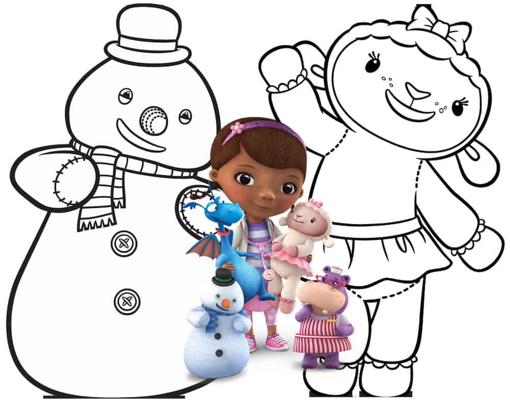 Free doc mcstuffins coloring pages activity sheets print them now