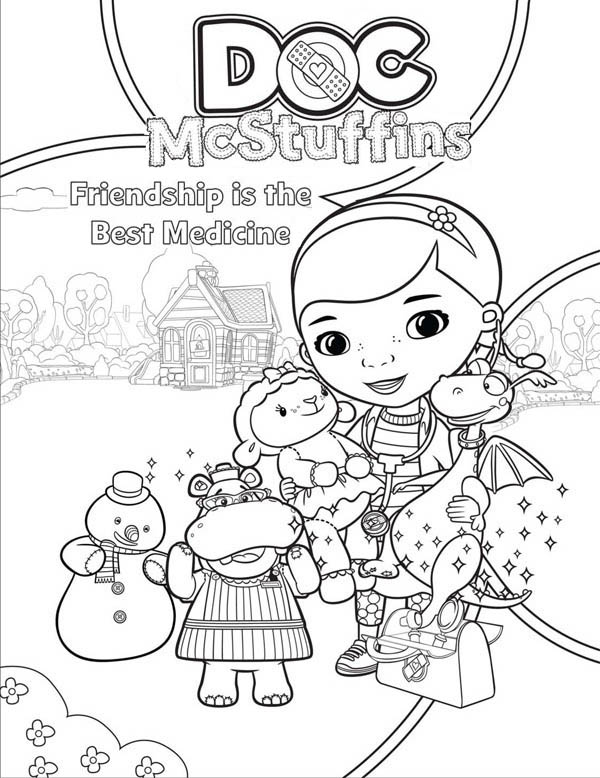 Doc mcstuffins coloring pages