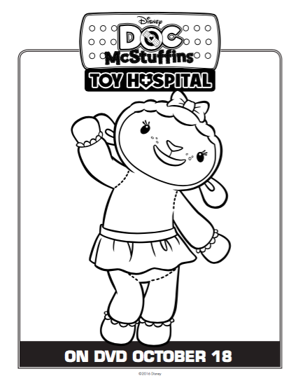 Free printable doc mcstuffins coloring pages