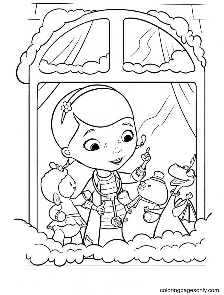 Doc mcstuffins coloring pages printable for free download