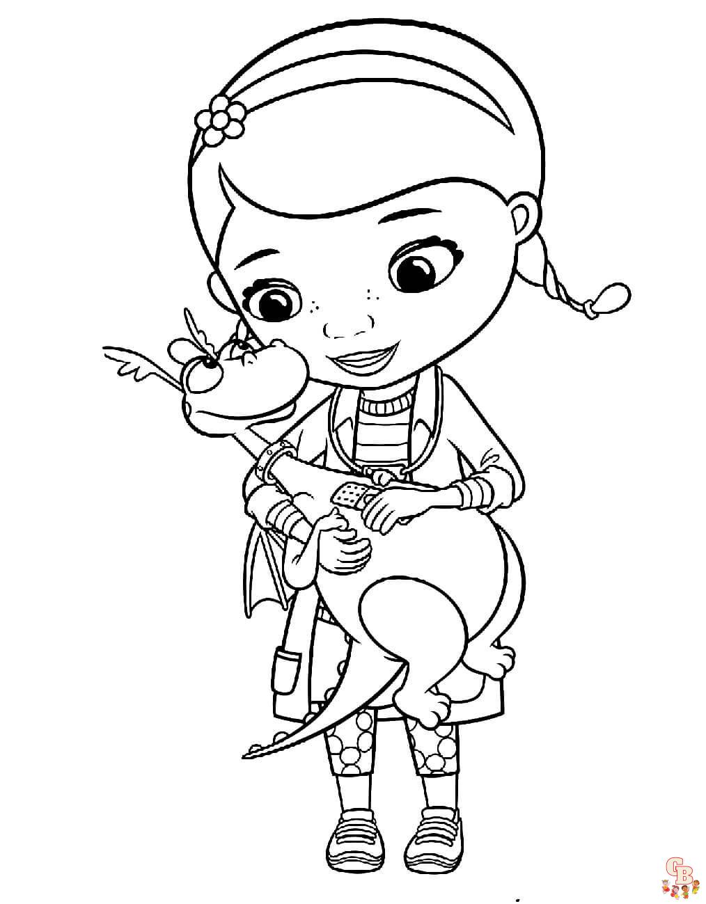 Free doc mcstuffins coloring pages printable for kids