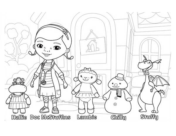 Doc mcstuffins coloring pages