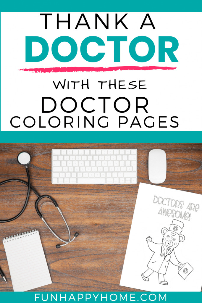 Celebrate doctors day with these doctor coloring pages