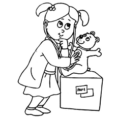 Top free printable doctor coloring pages online