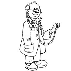 Top free printable doctor coloring pages online