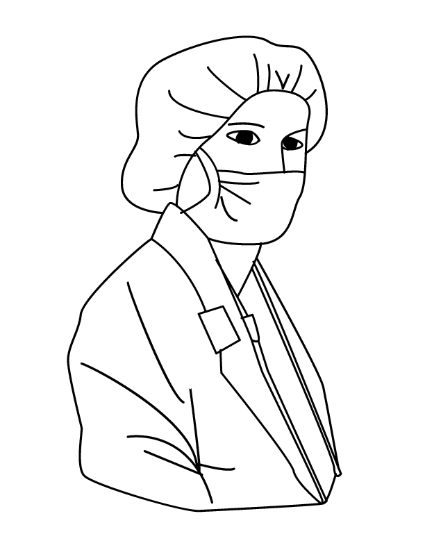 Doctor coloring pages