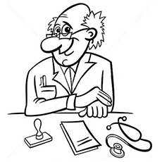 Top free printable doctor coloring pages online