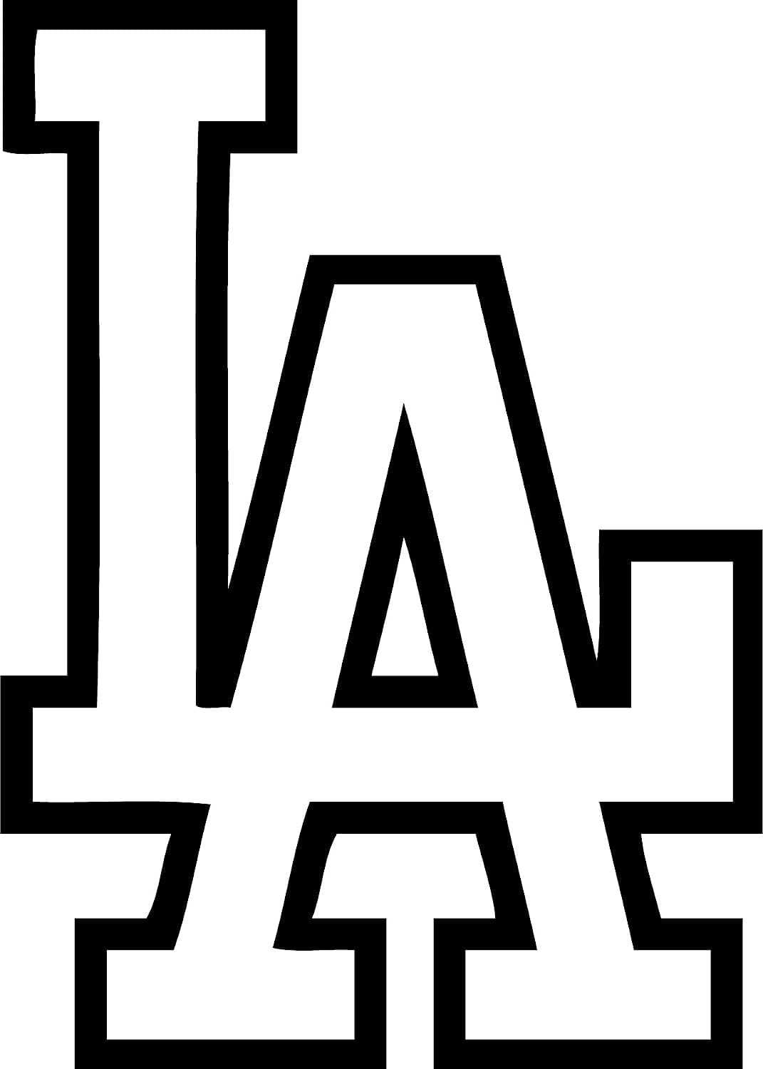 Los angeles coloring pages