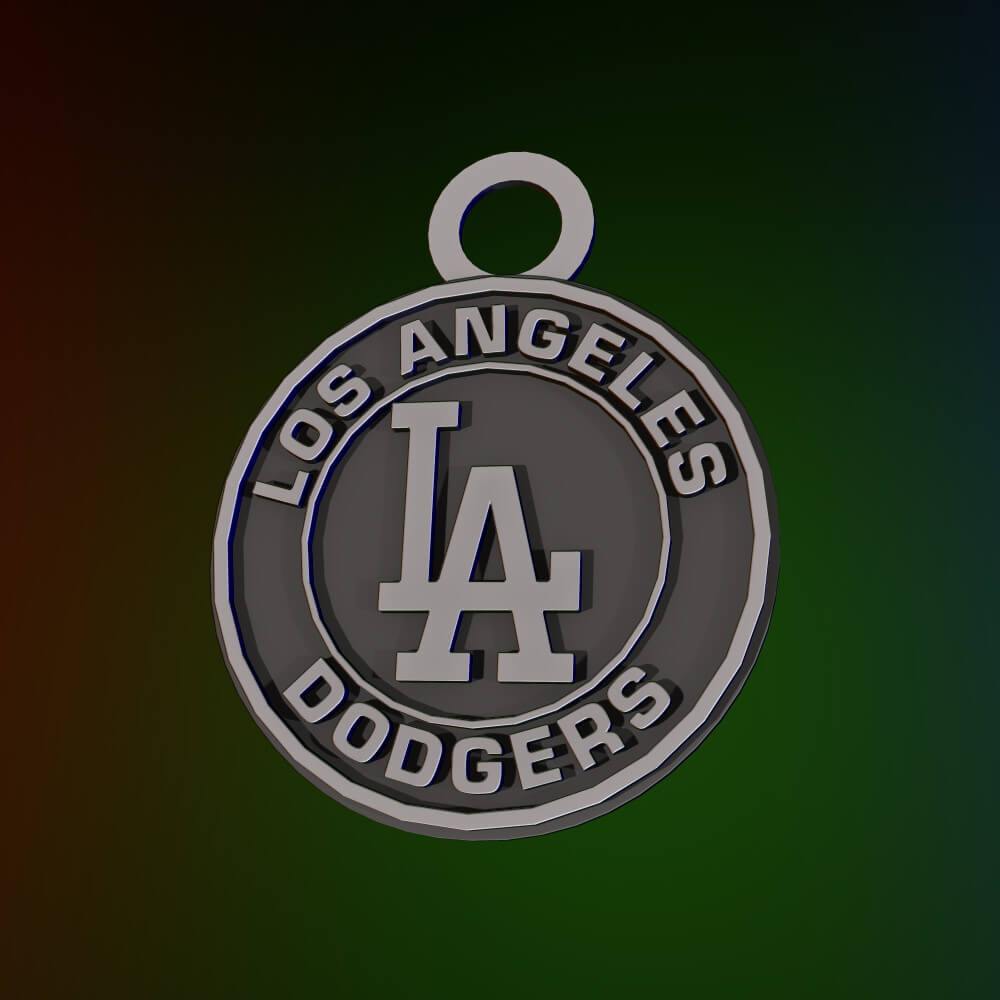 Mlb los angeles dodgers keychan logo printable