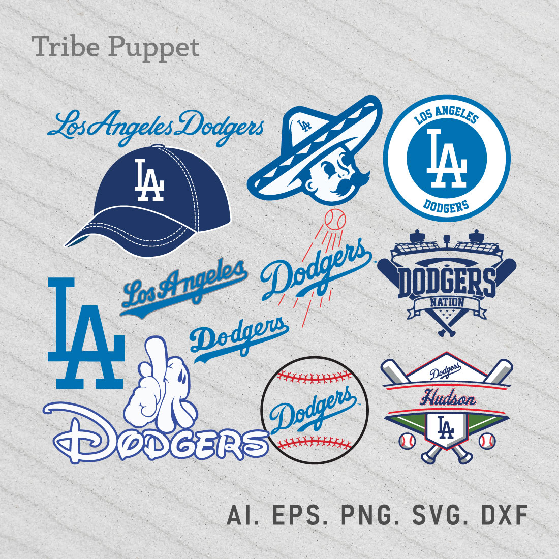 La dodgers logo svg