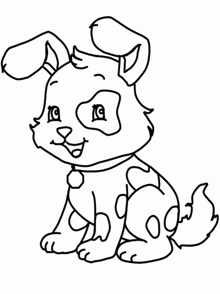 Printable dog coloring pages pdf for kids