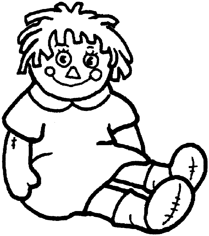 Doll loring page for kids