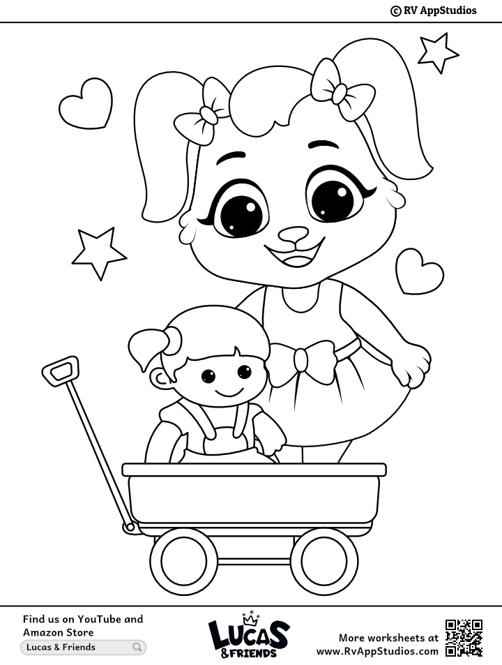 Printable dolls coloring pages for kids free dolls coloring sheets for girls